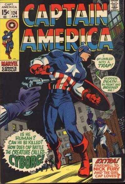 Captain America #124 (1970) Comic Books Captain America