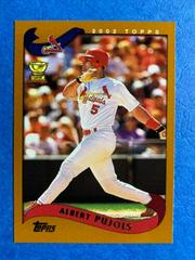 Albert Pujols [Back Photo Polanco in Cap] #160 Baseball Cards 2002 Topps Prices