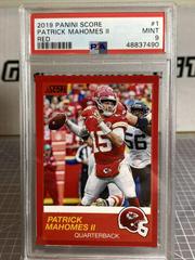Patrick Mahomes II [Red] #1 Football Cards 2019 Panini Score Prices