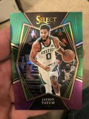 Jayson Tatum [Green White Purple Prizm] Basketball Cards 2021 Panini Select Prices