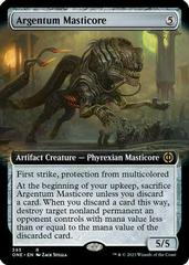 Argentum Masticore [Extended] #393 Magic Phyrexia: All Will Be One Prices