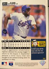 cliff floyd Baseball Cards 1995 Collector's Choice Prices
