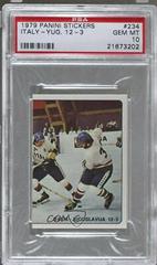 Italy-Yug. 12-3 #234 Hockey Cards 1979 Panini Stickers Prices