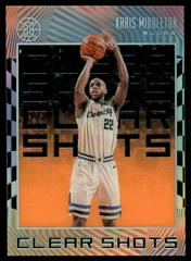 Khris Middleton [Orange] Basketball Cards 2019 Panini Illusions Clear Shots Prices