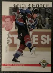 Peter Forsberg #241 Hockey Cards 1998 UD Choice Prices