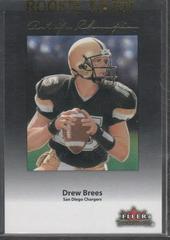 Drew Brees Football Cards 2001 Fleer Art of a Champion Prices