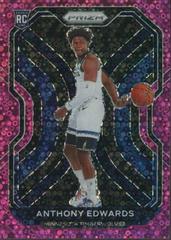 Anthony Edwards [Fast Break Pink Prizm] #258 Basketball Cards 2020 Panini Prizm Prices