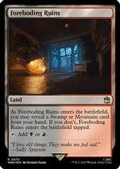 Foreboding Ruins [Foil] #1087 Magic Doctor Who Prices