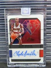 Clyde Drexler [Green] Basketball Cards 2021 Panini One and One 75th Team Signatures Prices