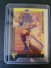Kwity Paye, 230 #230 Football Cards 2021 Panini Chronicles Draft Picks Flux Prices