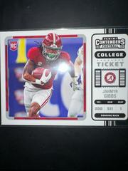 Jahmyr Gibbs #8 Football Cards 2023 Panini Chronicles Draft Picks Contenders College Ticket Prices