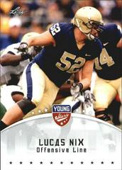 Lucas Nix Football Cards 2012 Leaf Young Stars Prices