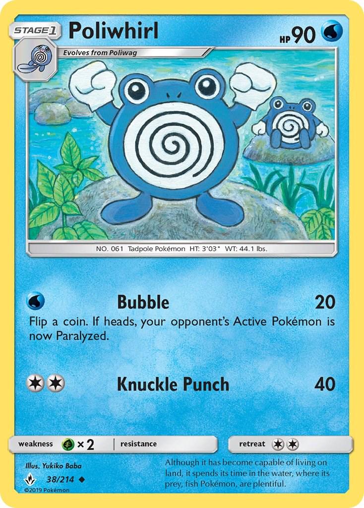 Poliwhirl #38 Pokemon Unbroken Bonds