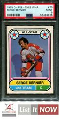 Serge Bernier #70 Hockey Cards 1975 O-Pee-Chee WHA Prices