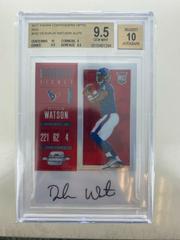 Deshaun Watson [Autograph Red] Football Cards 2017 Panini Contenders Optic Prices