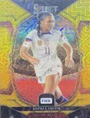 Sophia Smith [Gold Wave] #70 Soccer Cards 2022 Panini Select FIFA Prices