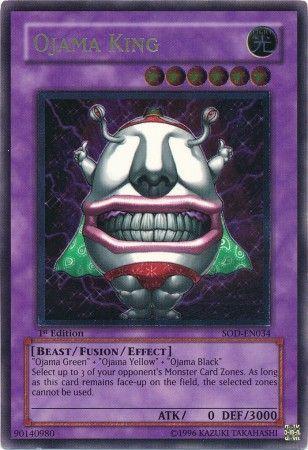 Ojama King [Ultimate Rare 1st Edition] SOD-EN034 YuGiOh Soul of the Duelist