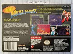 Box Back | Mega Man 7 Super Nintendo