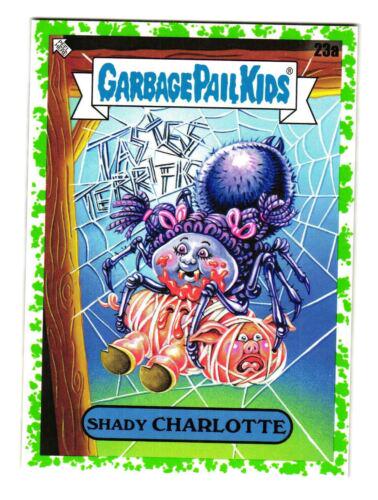 Shady Charlotte [Green] #23a Garbage Pail Kids Book Worms