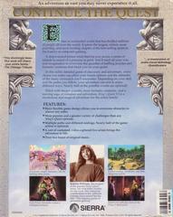 Back Cover | King's Quest VI: Heir Today, Gone Tomorrow [White] PC Games