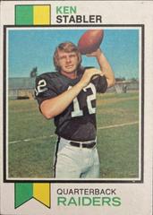 Ken Stabler #487 Football Cards 1973 Topps Prices