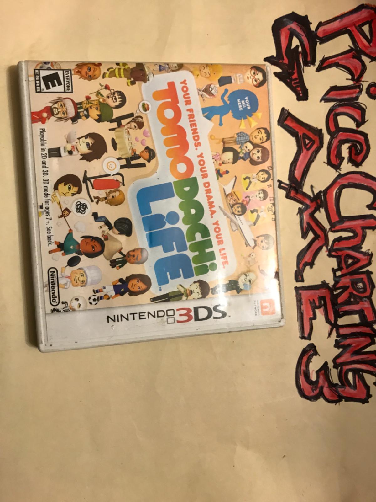 Tomodachi Life Box And Manual Only Nintendo 3ds 9170
