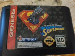 Cartridge (Front) | The Death and Return of Superman Sega Genesis