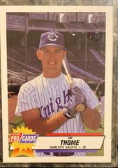 Jim Thome Baseball Cards 1993 Fleer ProCards Triple A League All Stars Prices