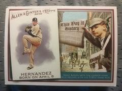 Felix Hernandez #TDH18 Baseball Cards 2010 Topps Allen & Ginter This Day in History Prices