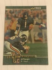 Jeff Jaeger #TC28 Football Cards 1997 Collector's Choice Turf Champions Prices