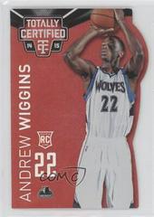 Andrew Wiggins [Shooting Platinum Green Die Cut] Basketball Cards 2014 Panini Totally Certified Prices