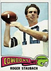 Roger Staubach #145 Football Cards 1975 Topps Prices
