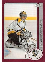 Johan Hedberg [Black Refractor] #67 Hockey Cards 2002 Topps Chrome Prices