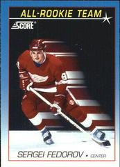 Sergei Fedorov [Bilingual] Hockey Cards 1991 Score Canadian Prices