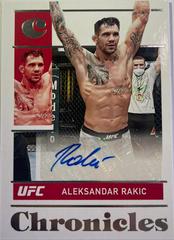 Aleksandar Rakic #CS-ARK Ufc Cards 2022 Panini Chronicles UFC Signatures Prices