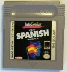 Berlitz Spanish Translator - Cartridge | Berlitz Spanish Translator GameBoy