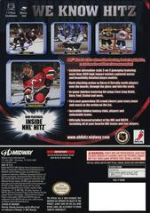 Back Cover | NHL Hitz 2002 Gamecube