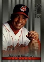 Manny Ramirez [Studio] #32 Baseball Cards 1997 Panini Donruss Prices
