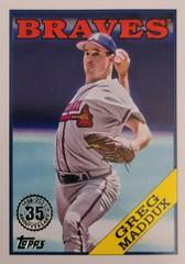 Greg Maddux Baseball Cards 2023 Topps Silver Pack 1988 35th Anniversary Prices