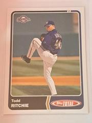 Todd Ritchie Baseball Cards 2003 Topps Total Prices