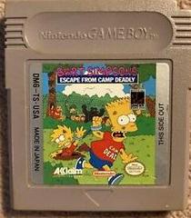 Escape From Camp Deadly - Cartridge | Bart Simpson's Escape from Camp Deadly GameBoy
