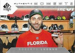Roberto Luongo #106 Hockey Cards 2018 SP Authentic Prices