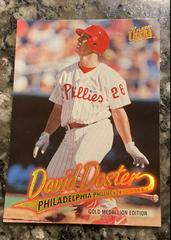 DAVID DOSTER #G248 Baseball Cards 1997 Ultra Gold Medallion Prices