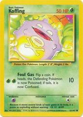 Koffing #51 Prices | Pokemon Base Set | Pokemon Cards