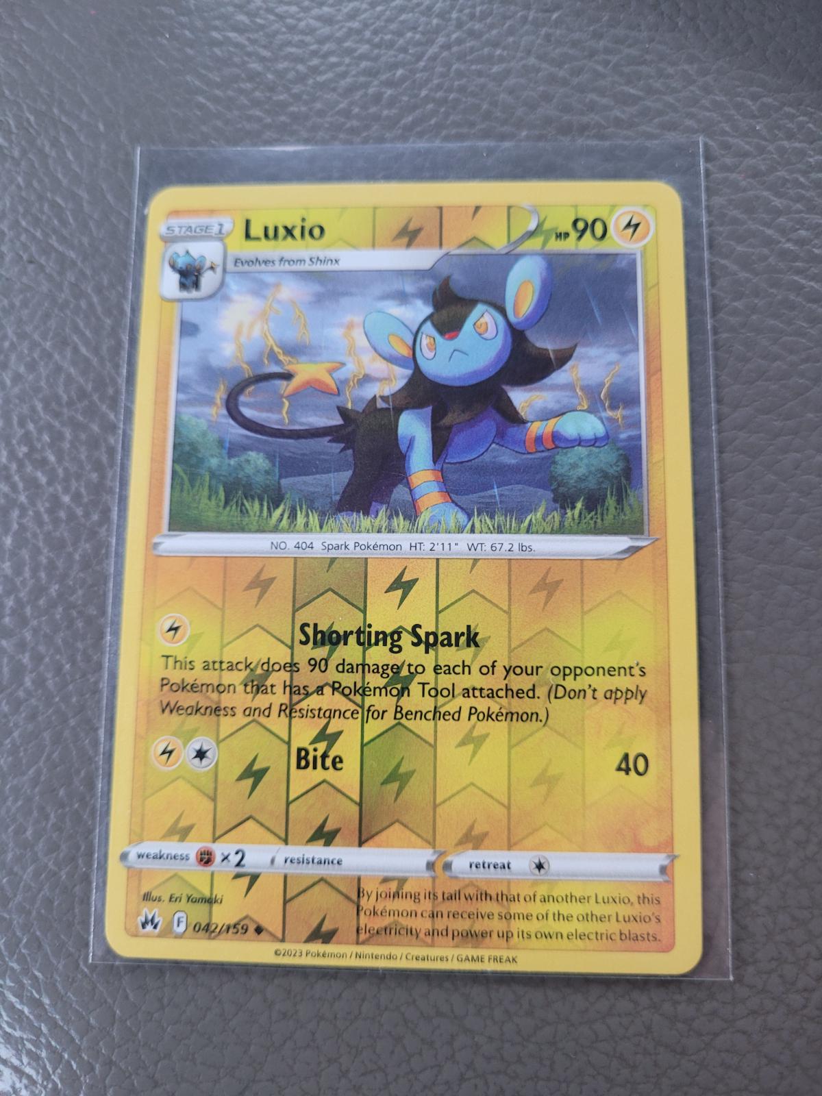Luxio [Reverse Holo] Ungraded Pokemon Crown Zenith