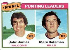 John James & Marv Bateman [Punting Leaders] #6 Football Cards 1977 Topps Prices