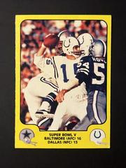 Super Bowl V Football Cards 1978 Fleer Team Action Prices