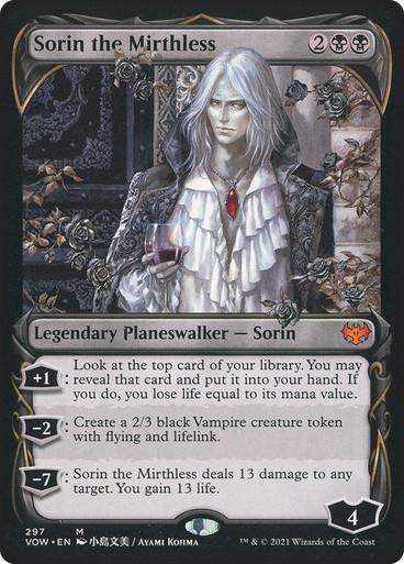 Sorin The Mirthless [Showcase] #297 Magic Innistrad: Crimson Vow