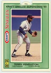 Terry Pendleton #26 Baseball Cards 1993 Kraft Singles Superstars Prices