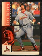 Mark McGwire #17 of 30 Baseball Cards 1998 Upper Deck McGwire's Chase for 62 Prices